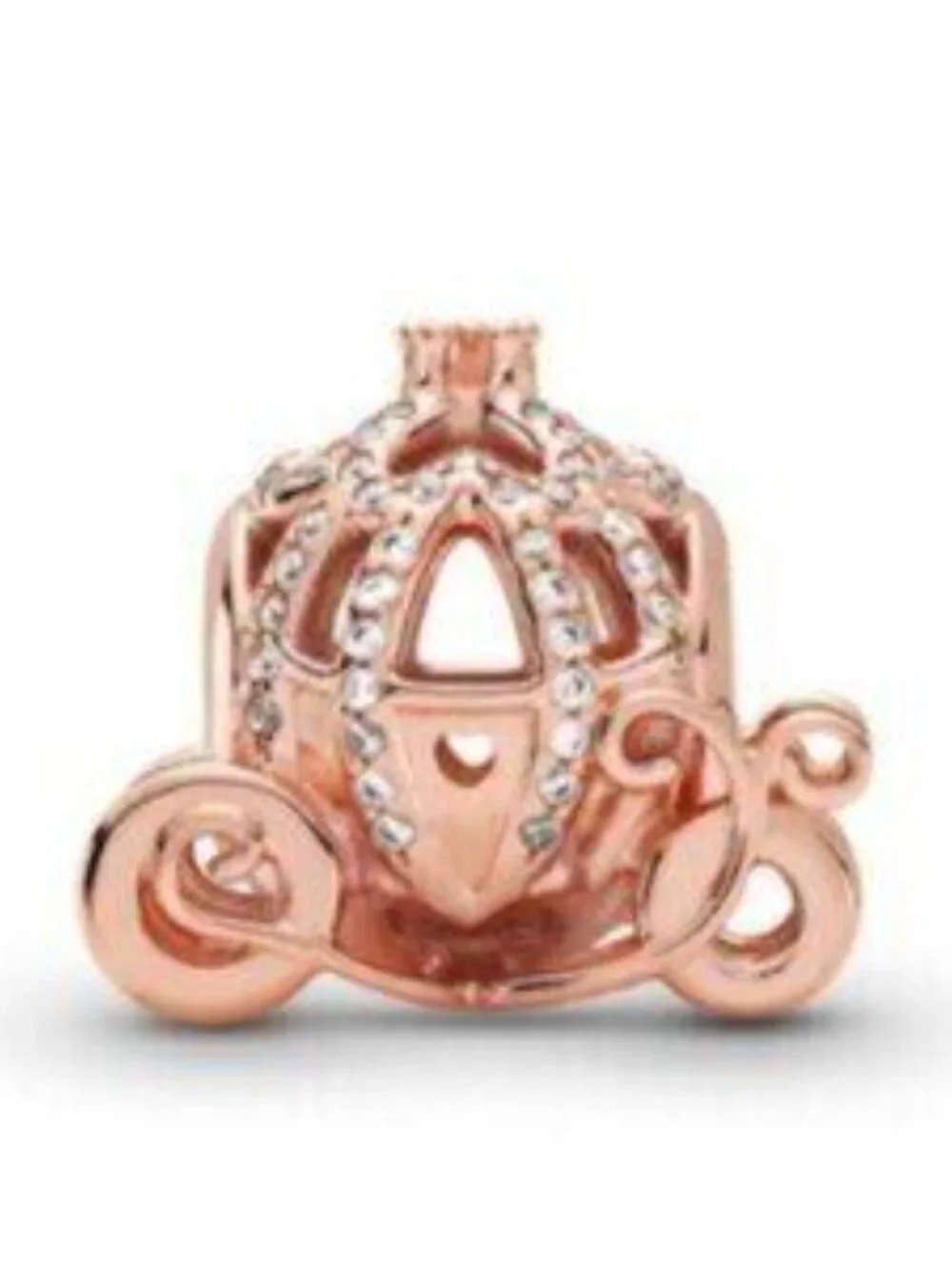 Pandora Rose? Cinderella Sparkling Carriage Charm